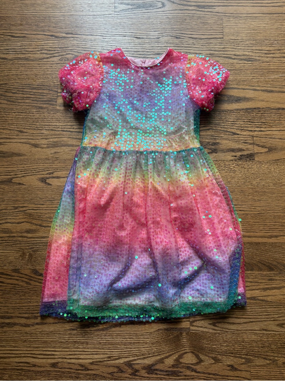 Lola + The Boys Rainbow Magic Sequin Dress